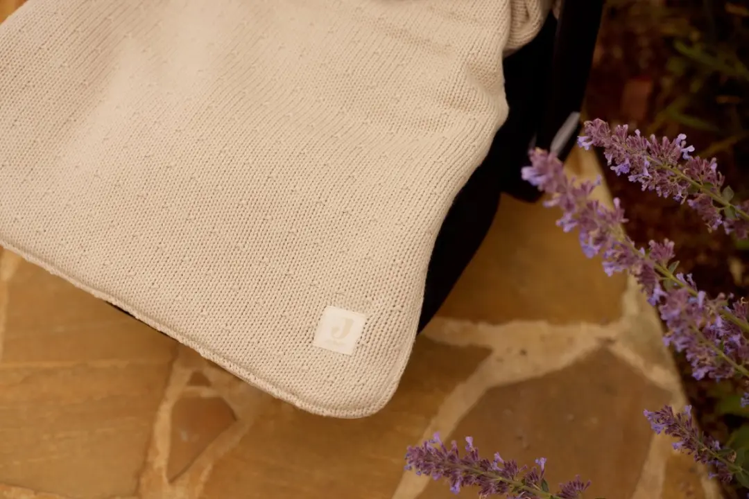 Jollein Voetenzak Groep 0+ Sprinkle Knit - Sand