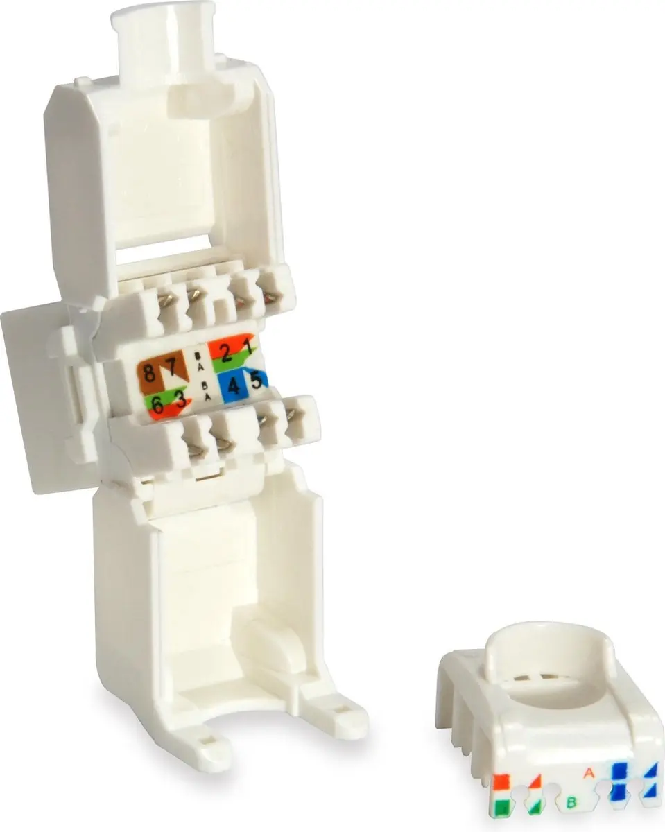 Equip 769216 Tussenstuk RJ-45 LSA - Wit