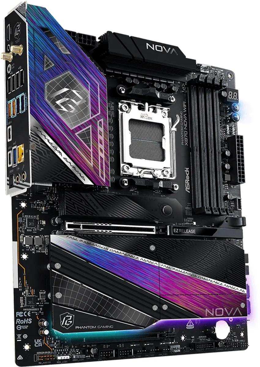 ASRock X870 NOVA WIFI X870 ATX Moederbord - AM5