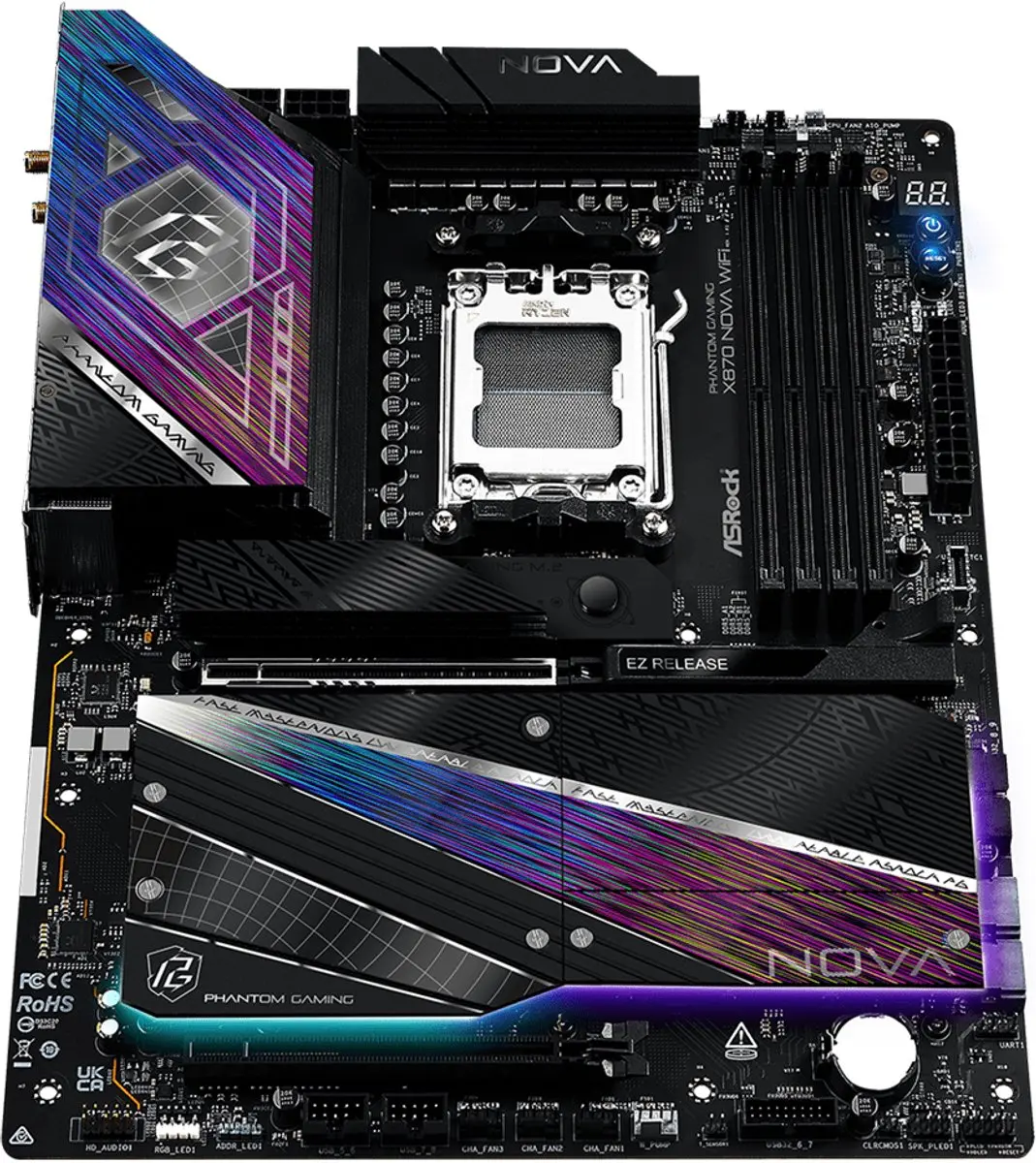 ASRock X870 NOVA WIFI X870 ATX Moederbord - AM5