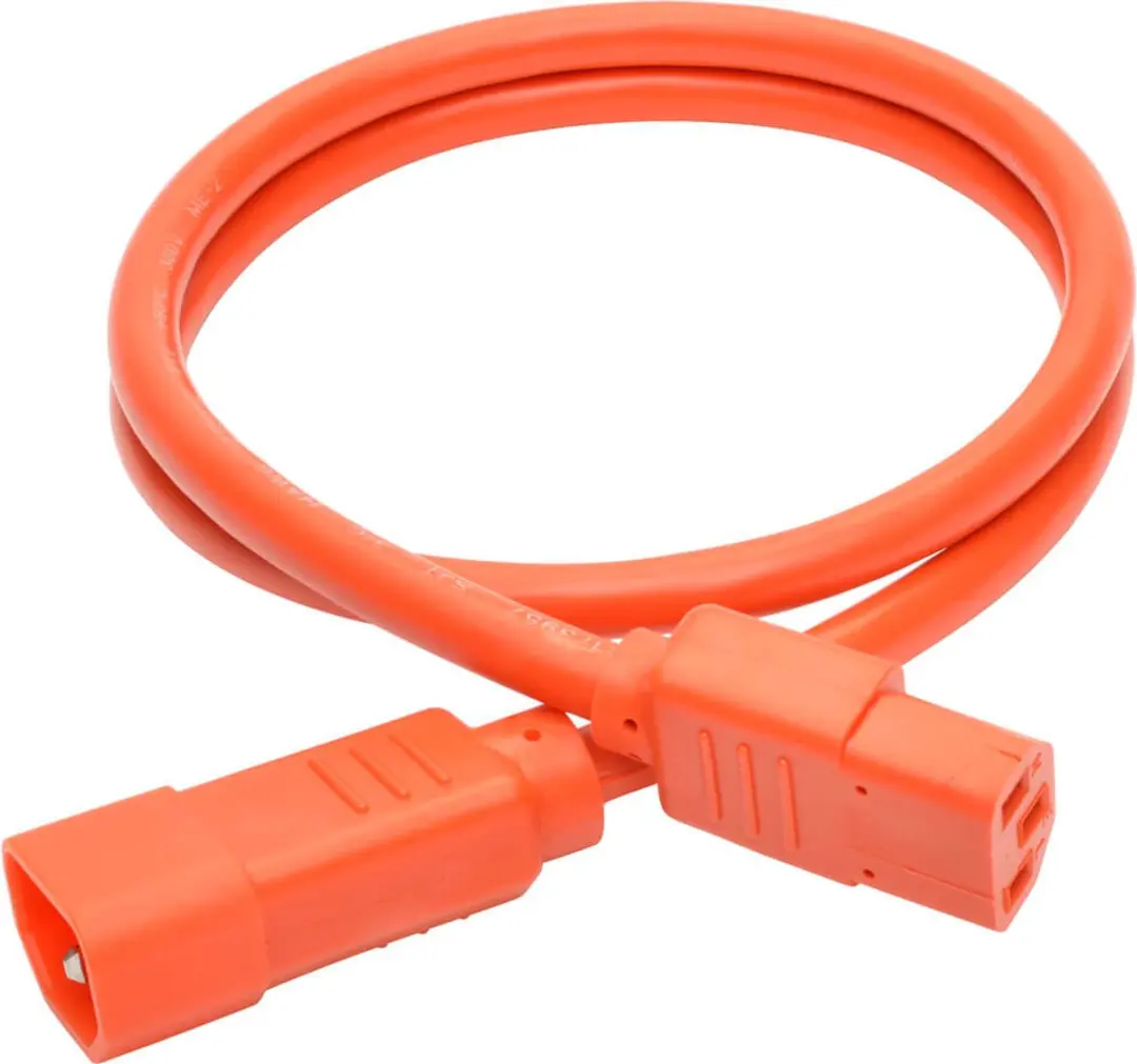Tripp Lite P005-003-AOR Elektriciteitssnoer - 0,9m - C14/C13 - Oranje