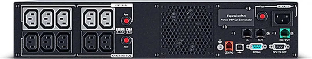 CyberPower PR1500ERT2U UPS 1500W - 10 Stopcontacten - Zwart