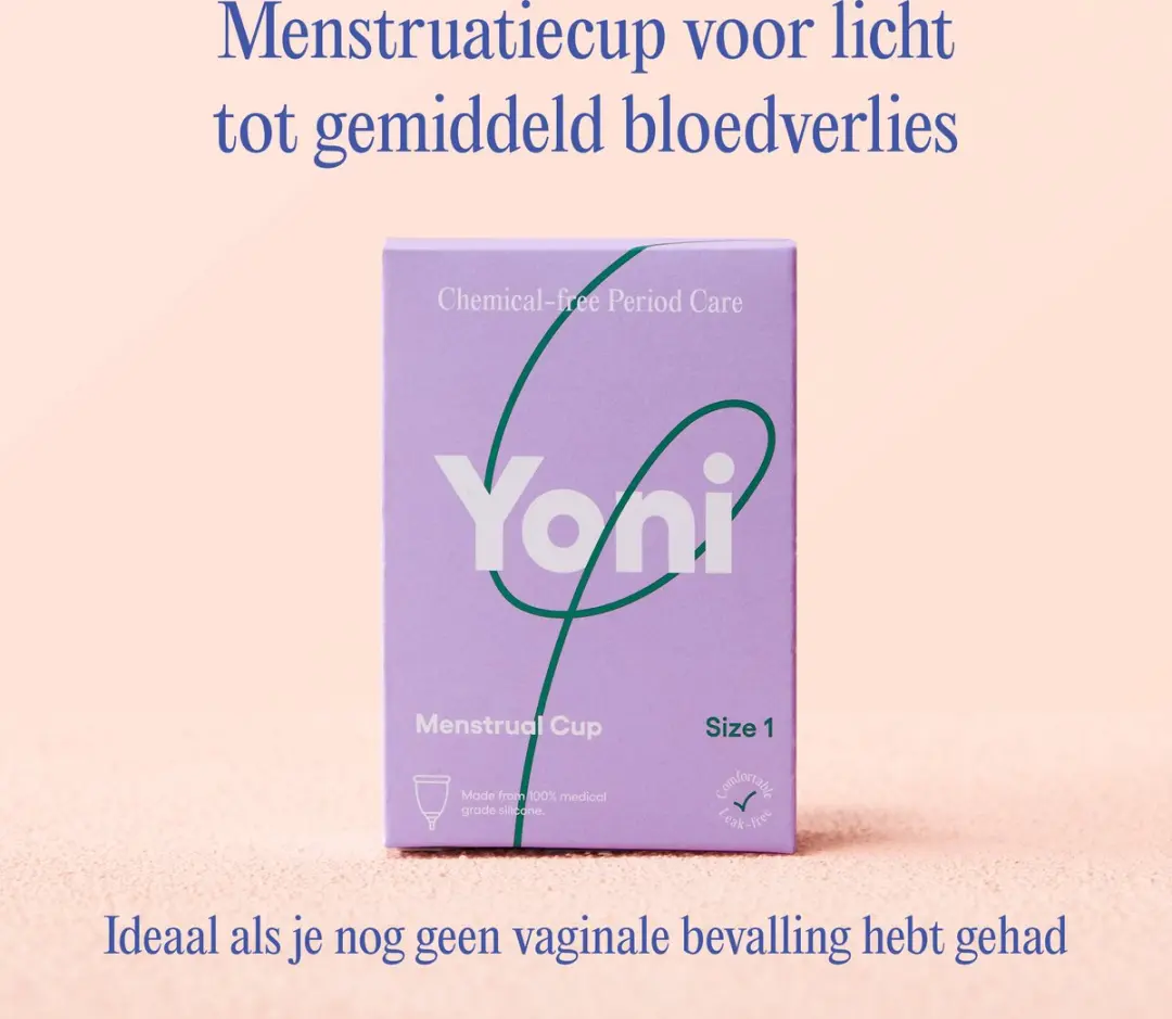 Yoni Menstruatiecup Maat S - Medische Silicone