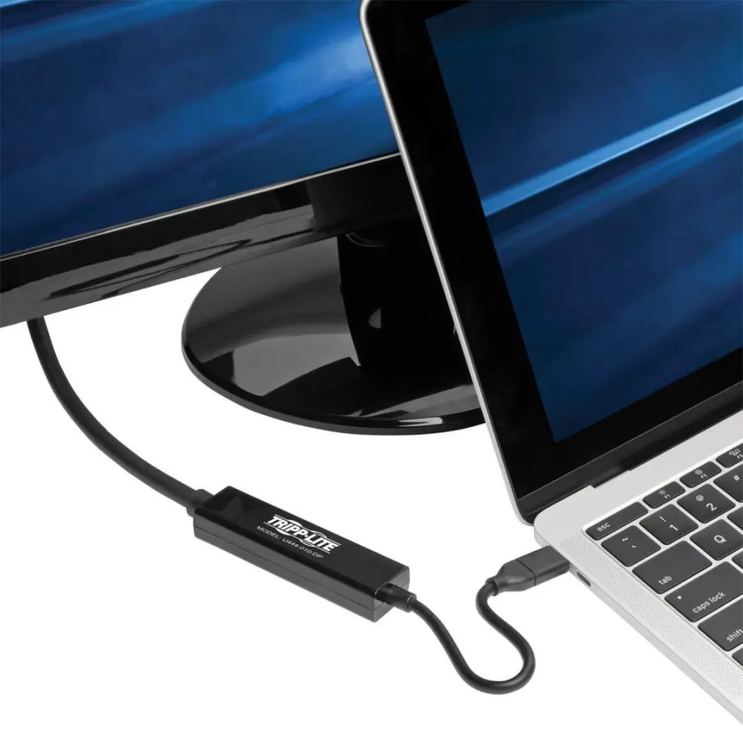 Tripp Lite U444-010-DP USB-C naar DisplayPort Adapter - 4K 60Hz - 3m - Zwart