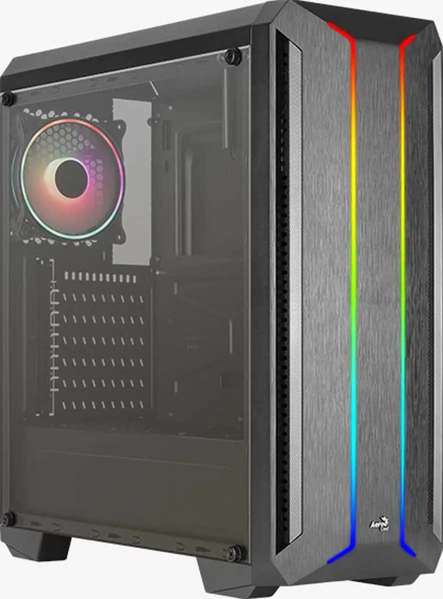 Aerocool Skyline ARGB Midi Tower - Zwart