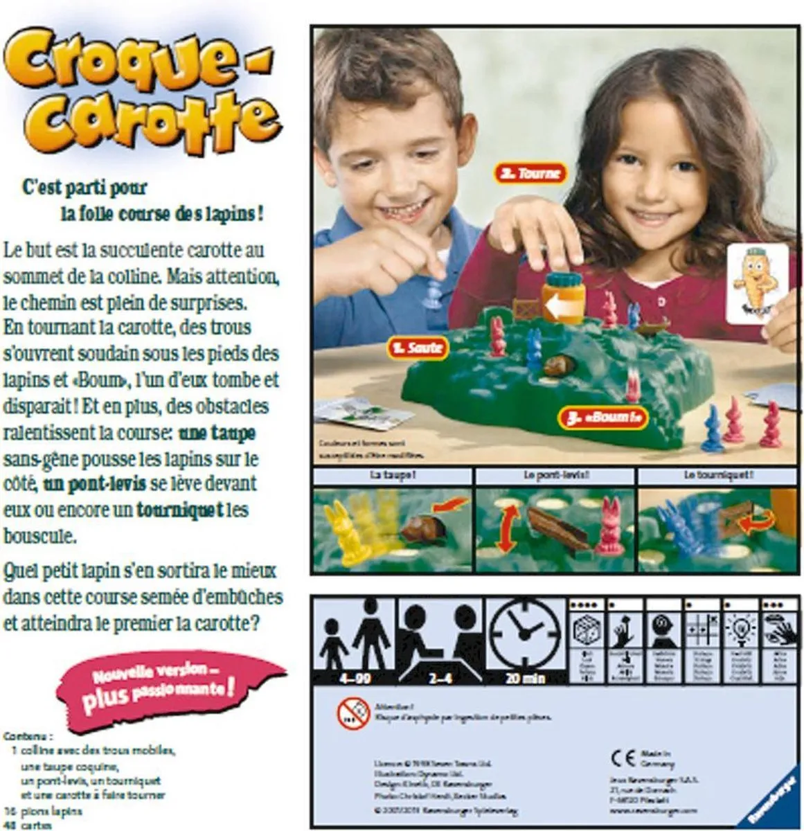 Ravensburger Croque-Carotte FR - Spelregels - 222230