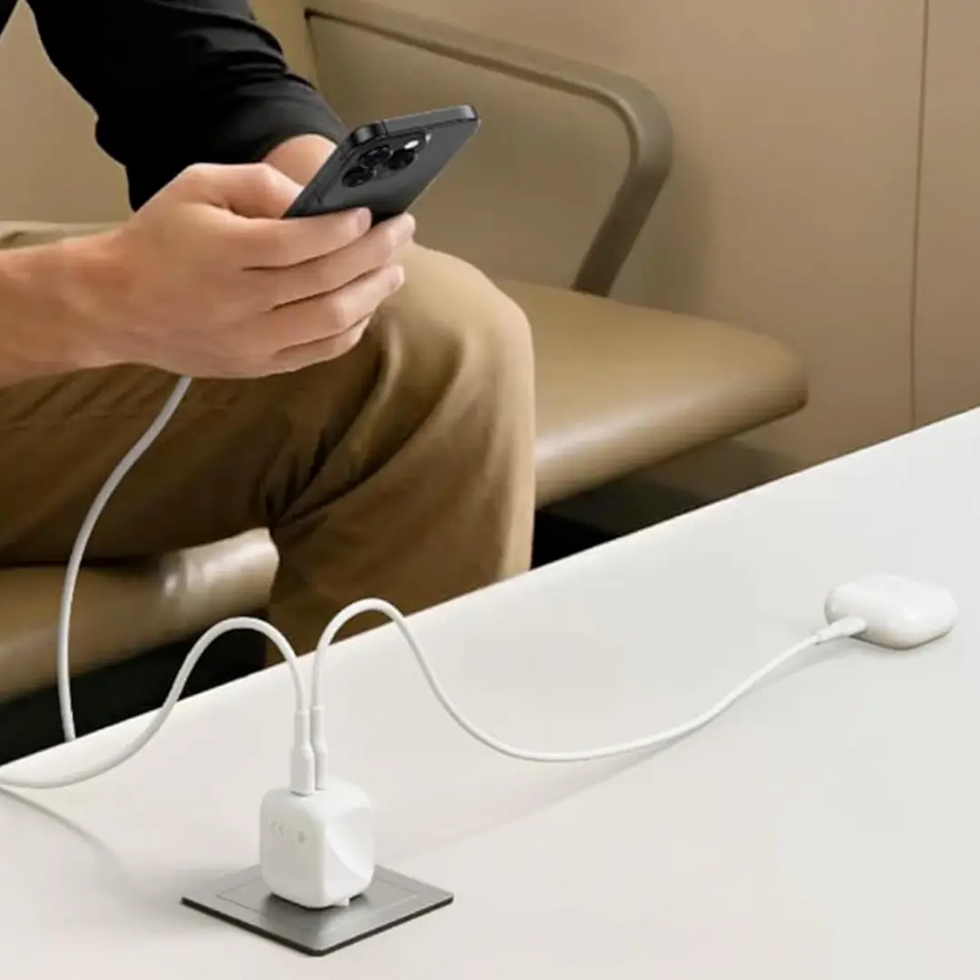 Belkin WCH019KQWH Universele GaN Netvoeding 50W - Wit - afbeelding 4 van 6