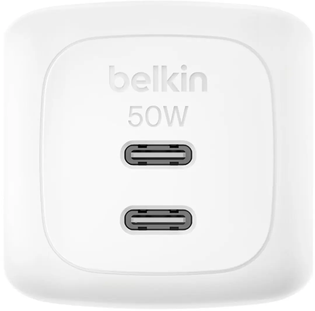 Belkin WCH019KQWH Universele GaN Netvoeding 50W - Wit - afbeelding 2 van 6