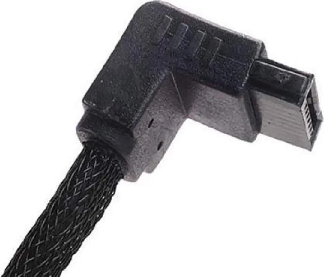 SilverStone SST-CP08 SATA Kabel - Zwart