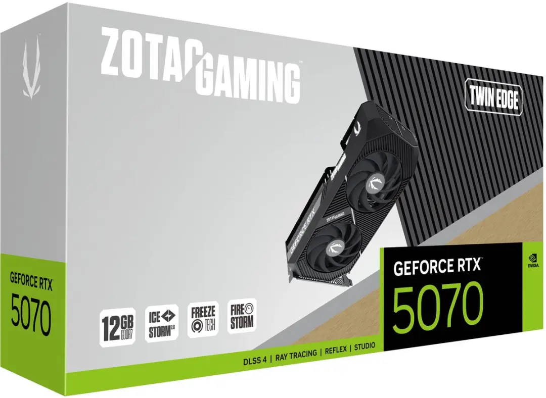 Zotac Gaming RTX 5070 Twin Edge Grafische Kaart 12GB