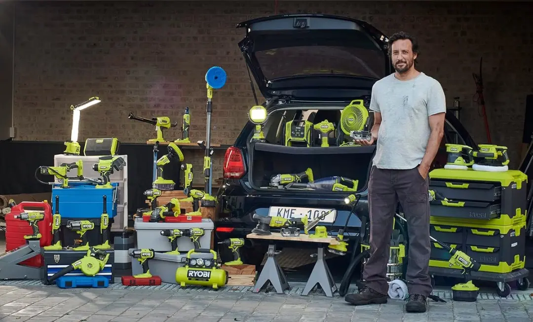 Ryobi RAK2BB Wax & Polijsthoes Set - Ø25,6cm