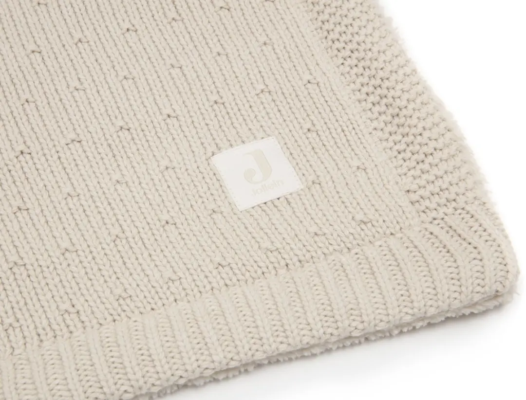 Jollein Baby Deken Ledikant 100x150cm Sprinkle Knit - Sand
