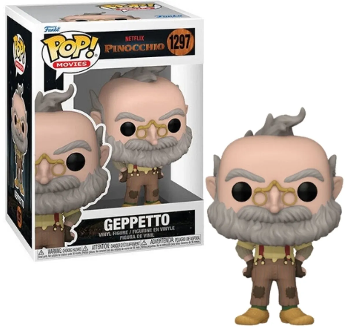 Funko Pop! Pinocchio & Geppetto Vinyl Figuur 9cm - Multicolours