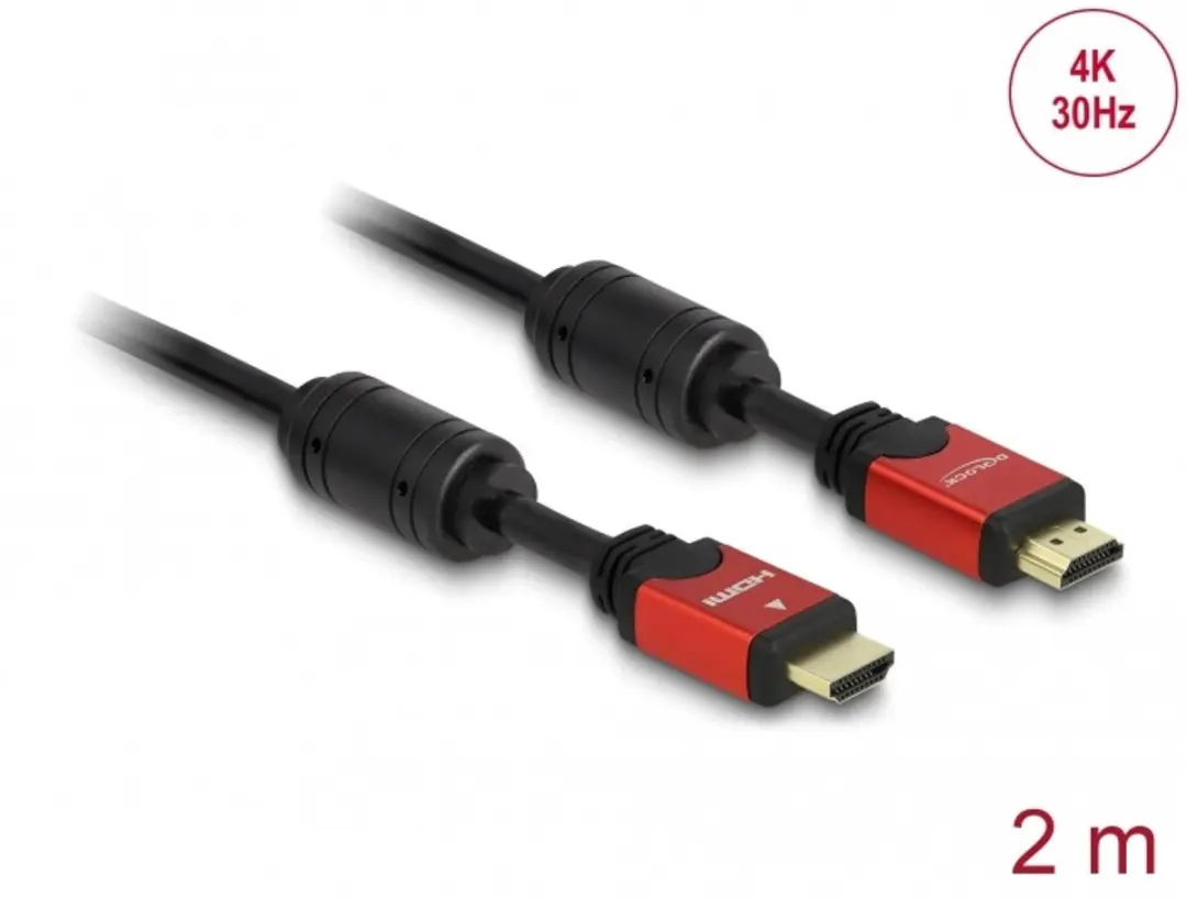 Delock HDMI Kabel 4K 30Hz 2m