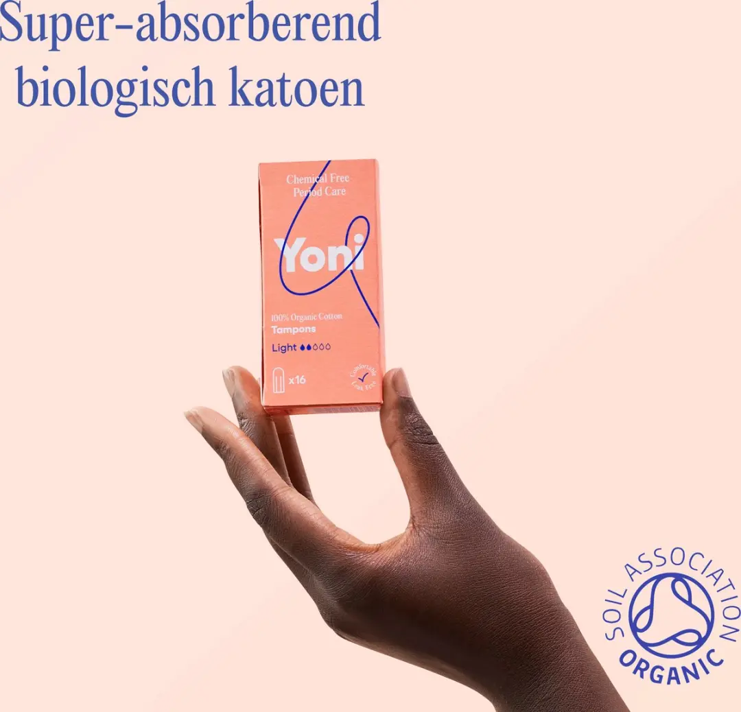 Yoni Tampons Light Biologisch Katoen 96 Stuks