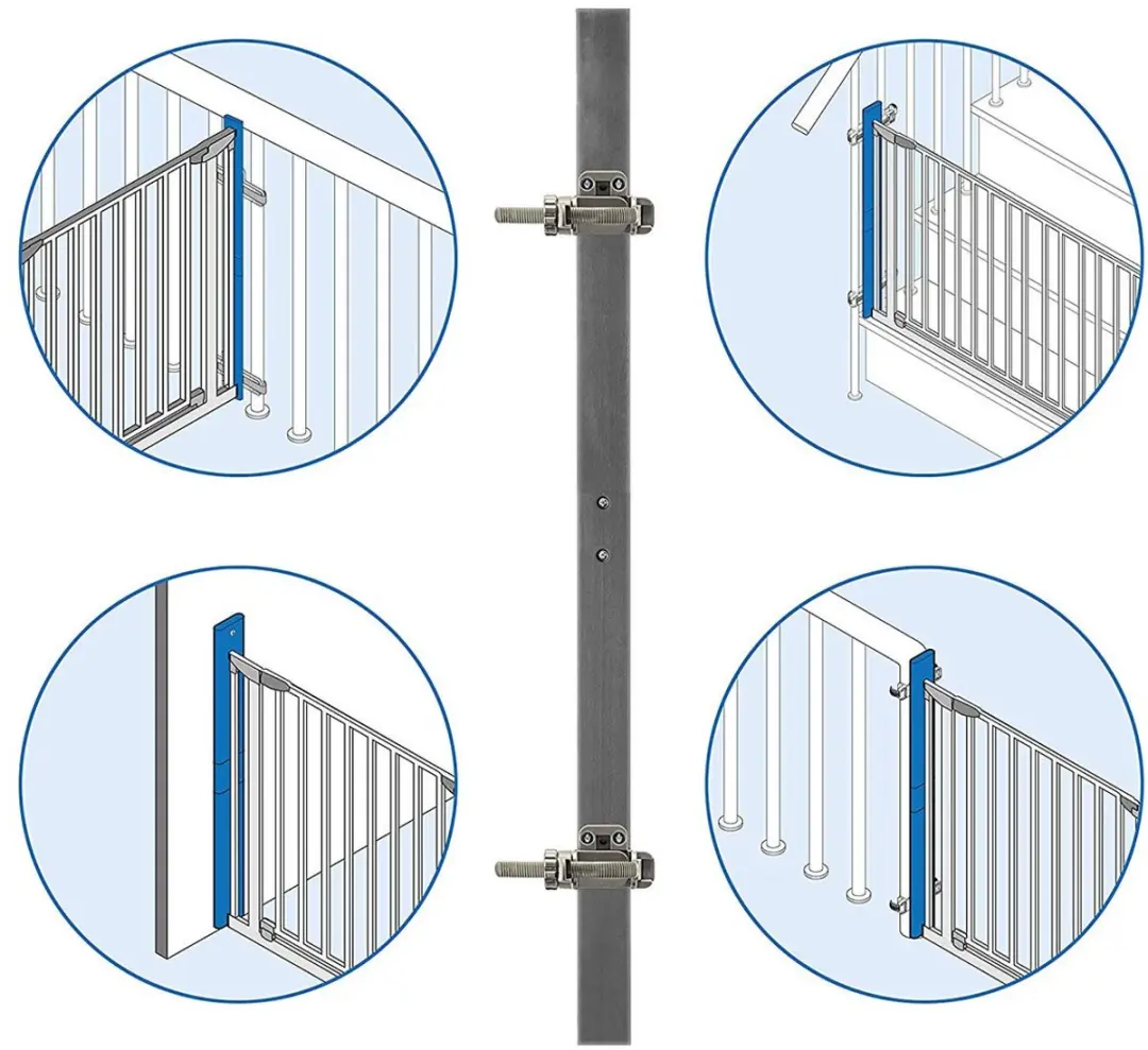 Reer StairFlex Adapter Traphekjes/Balustrades - Antraciet