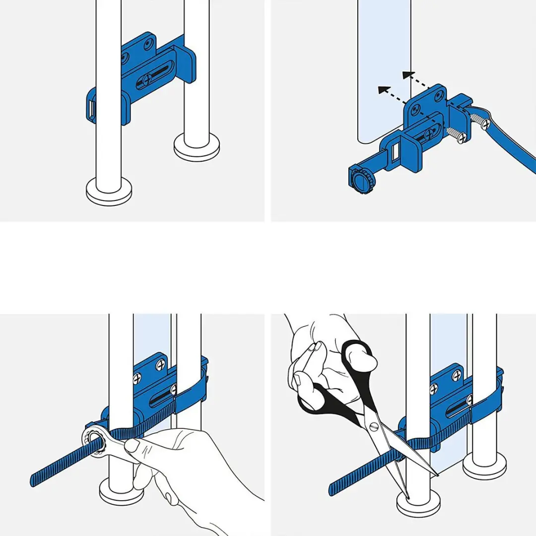 Reer StairFlex Adapter Traphekjes/Balustrades - Antraciet