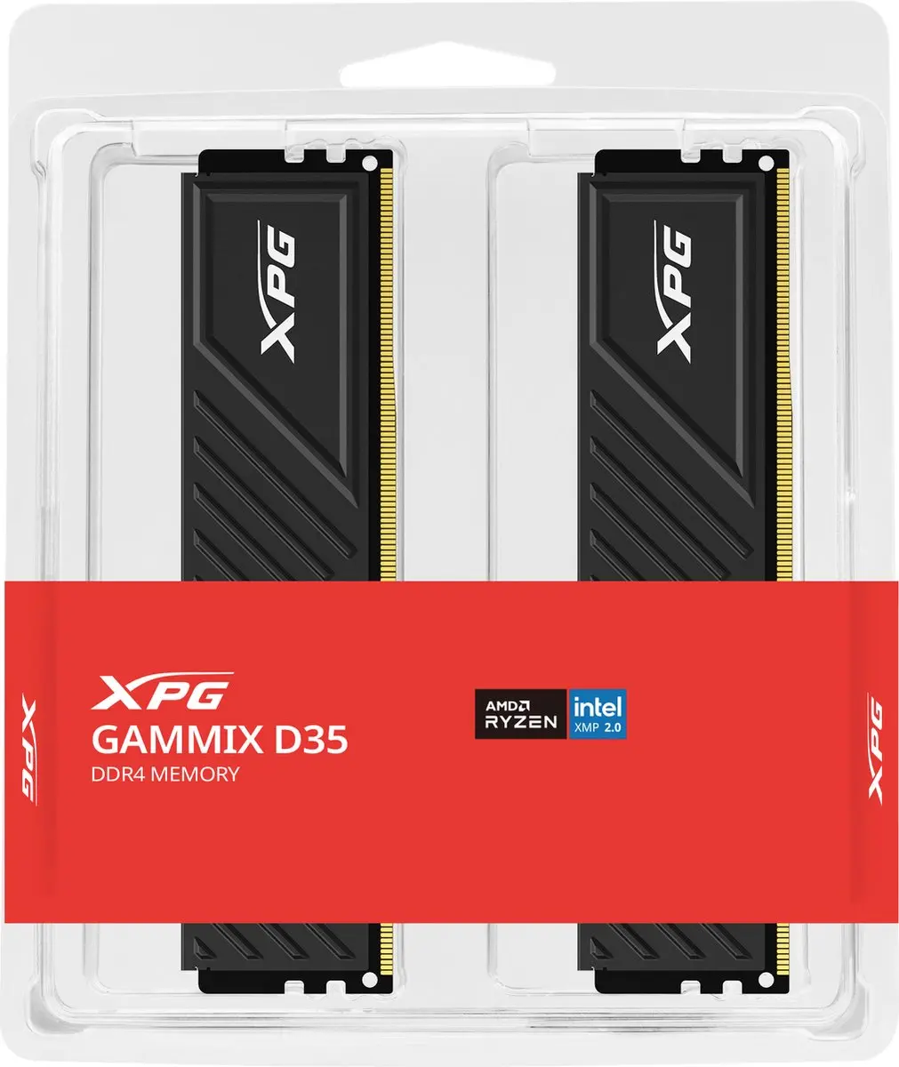 ADATA XPG D35 AX4U32008G16A-DTBKD35 DDR4 16GB 3200MHz - 2x8GB Zwart