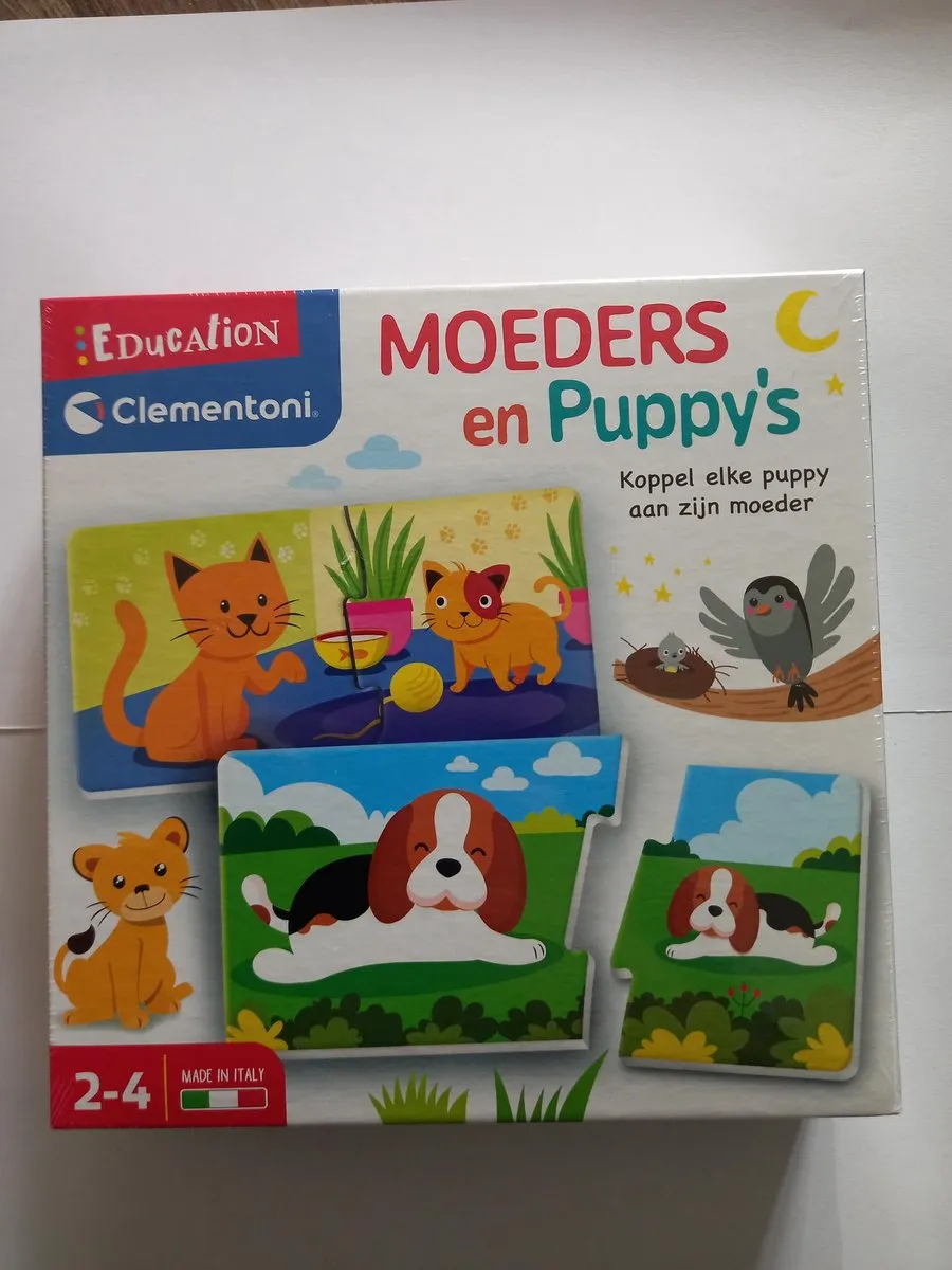 Clementoni Moeders en Puppy's Educatief Spel - 4 Spelers
