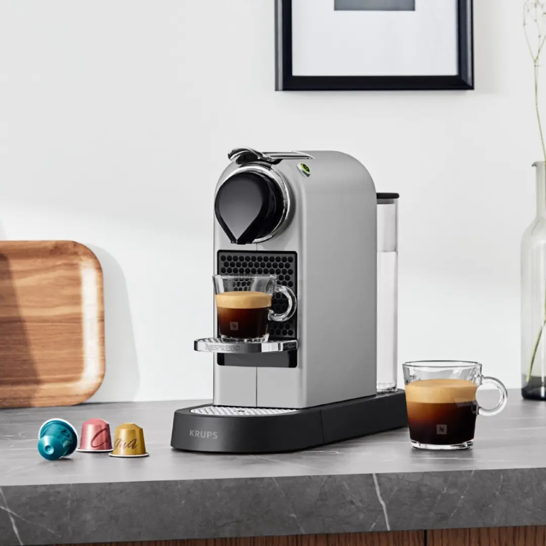 Krups Nespresso Citiz XN741B Koffiecupmachine - Zilver - afbeelding 8 van 8