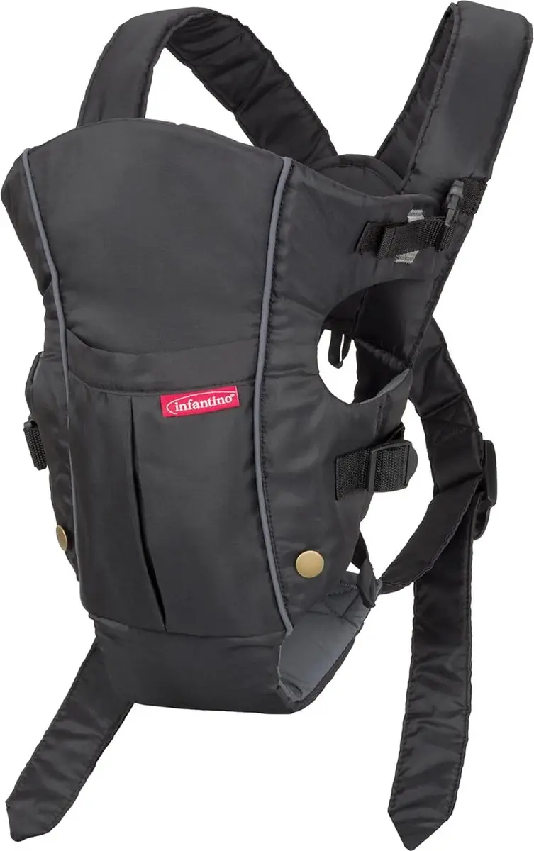 Infantino Swift Classic Draagzak - Zwart - 2,5-25 kg