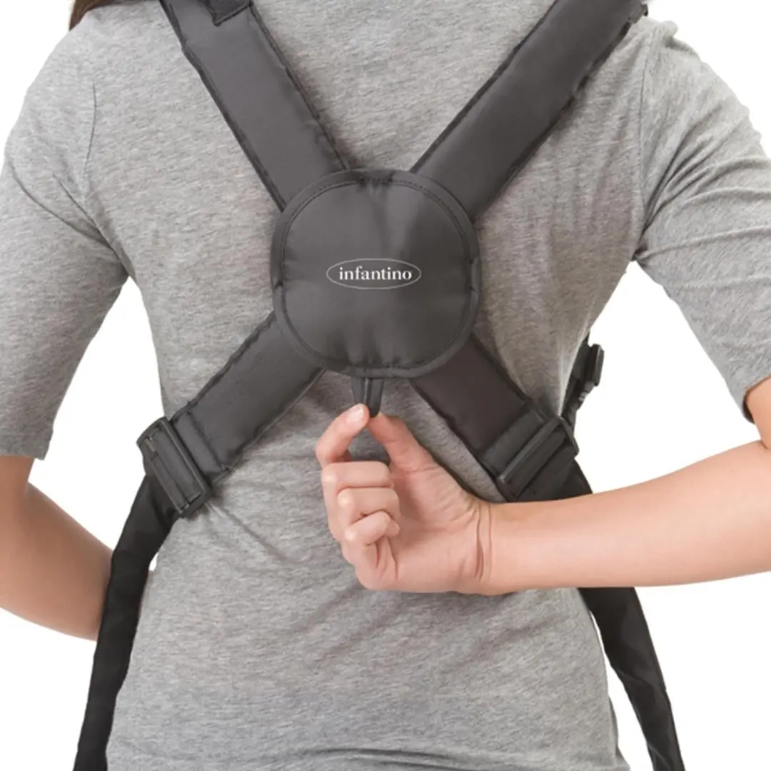 Infantino Swift Classic Draagzak - Zwart - 2,5-25 kg