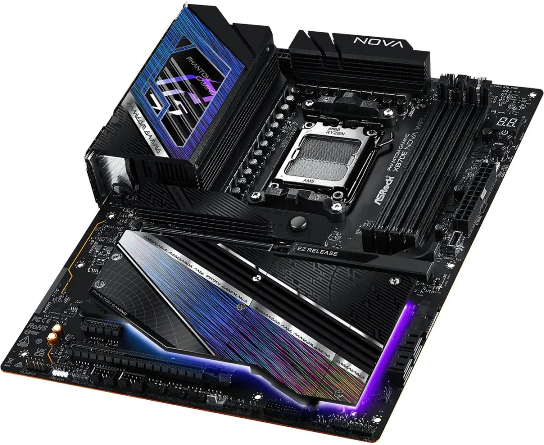ASRock X870E Nova WiFi Moederbord - AM5 - DDR5 - Wi-Fi 7