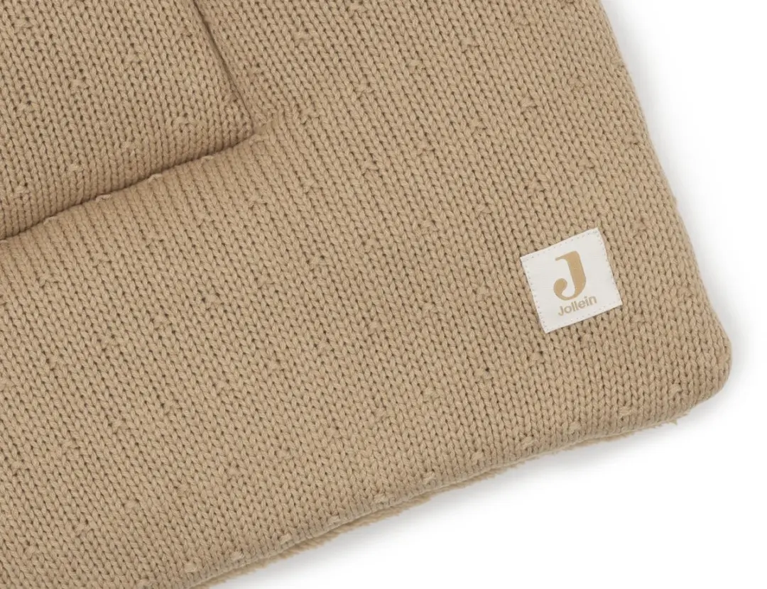 Jollein Boxkleed Sprinkle Knit 75x95cm - Hazel