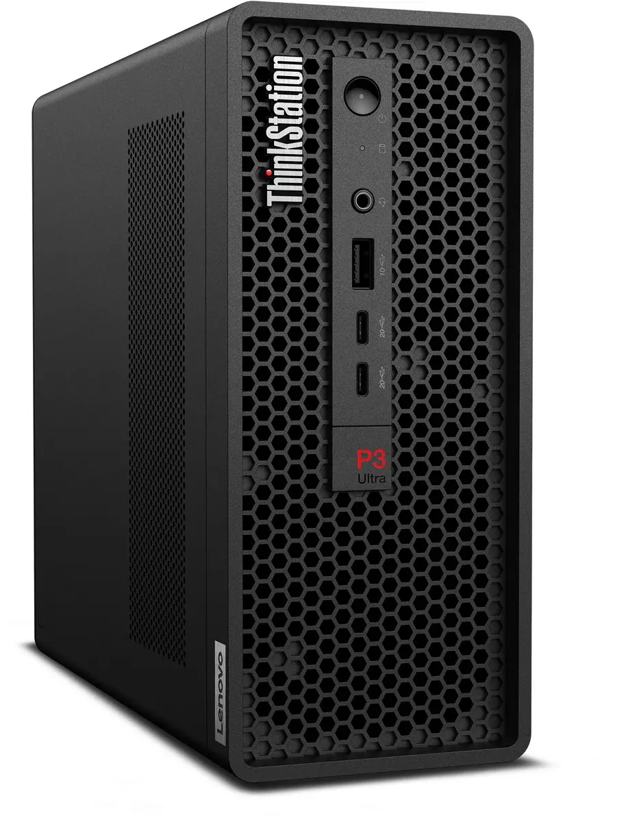 Lenovo ThinkStation P3 Ultra SFF Gen 2 Workstation - 32GB 512GB - Zwart - afbeelding 6 van 6