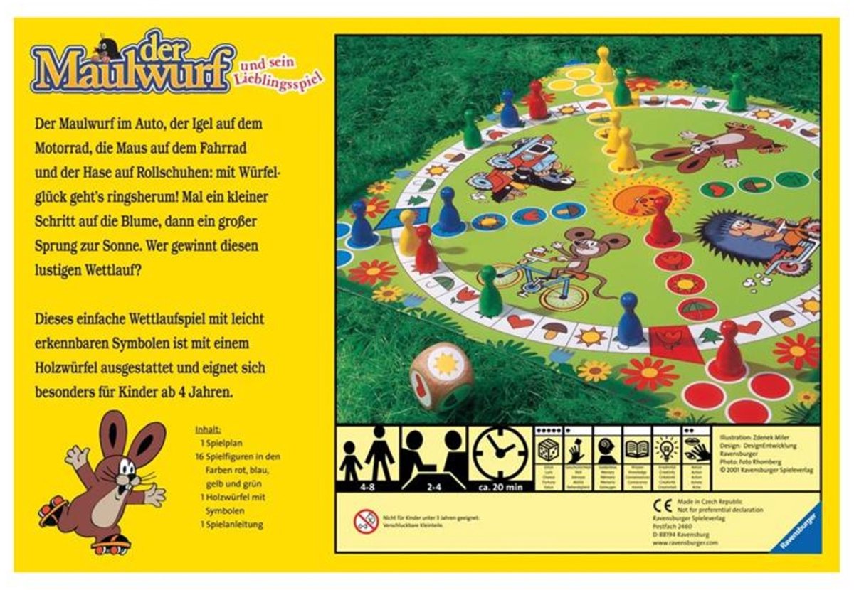 Ravensburger Der Maulwurf und sein Lieblingsspiel - Bordspel Duitstalig