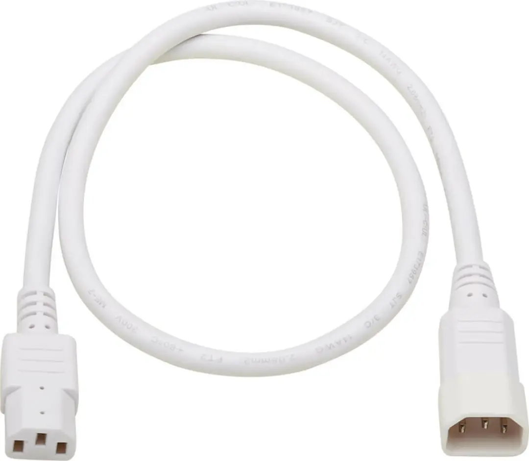 Tripp Lite P005-003-AWH Elektriciteitssnoer Wit 0,9m