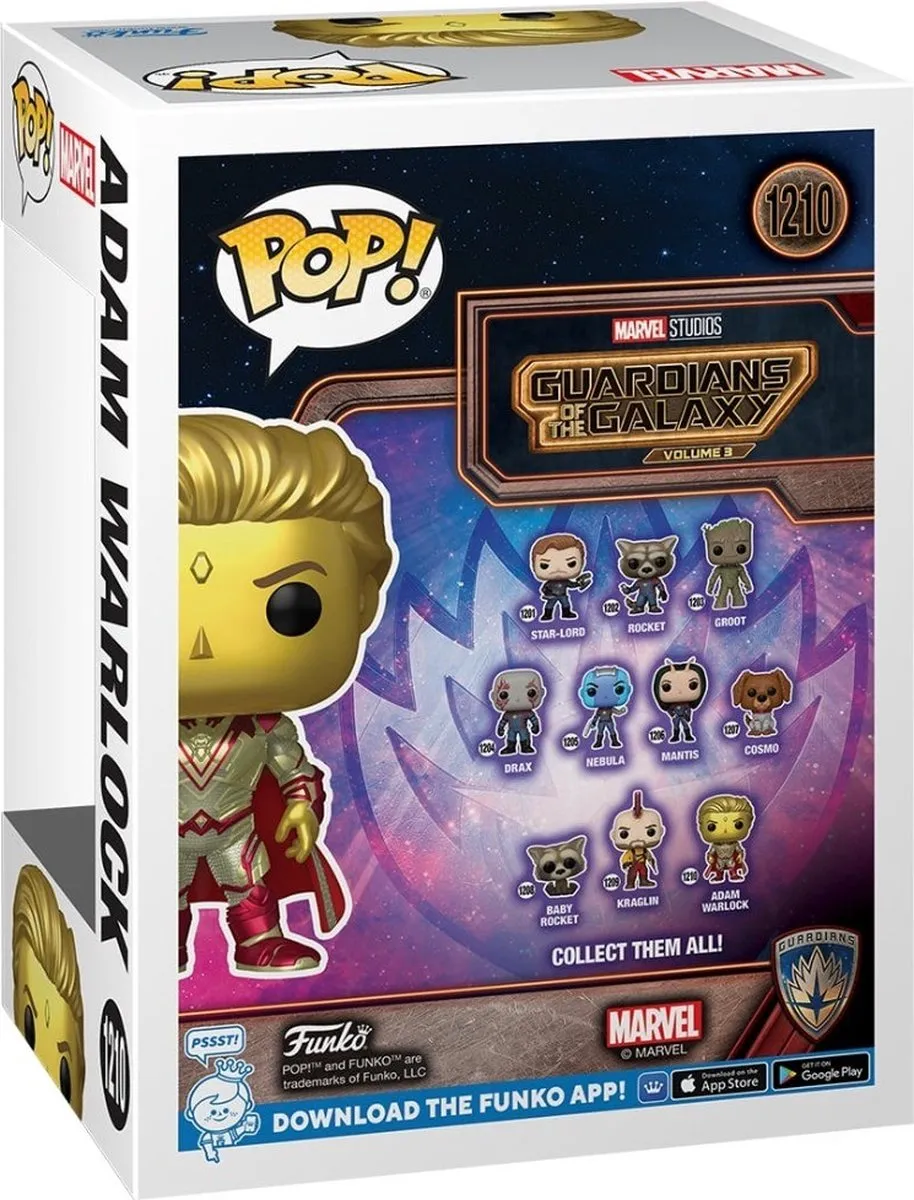 Funko Marvel POP! Vol. 3 Adam Warlock Verzamelfiguur - Multicolor