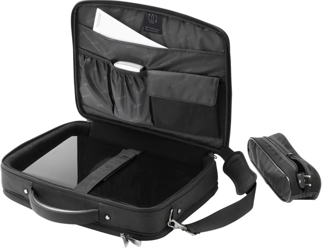 Dicota Eco Multi PLUS D30144-RPET Laptoptas 15.6" - Zwart