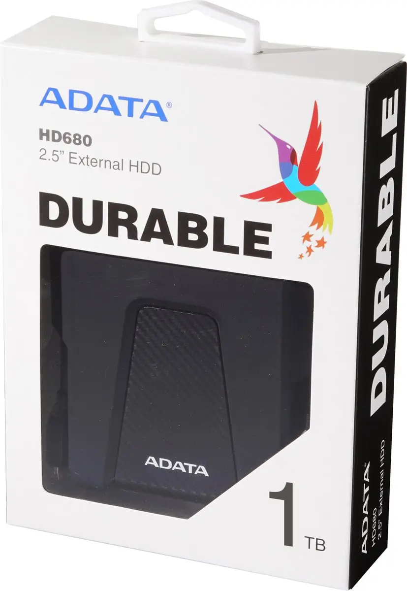 ADATA HD680 Externe Harde Schijf 1TB - Zwart