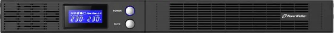 PowerWalker VI 1500 R1U Line-interactive UPS 900W - 4x Stopcontact - Zwart