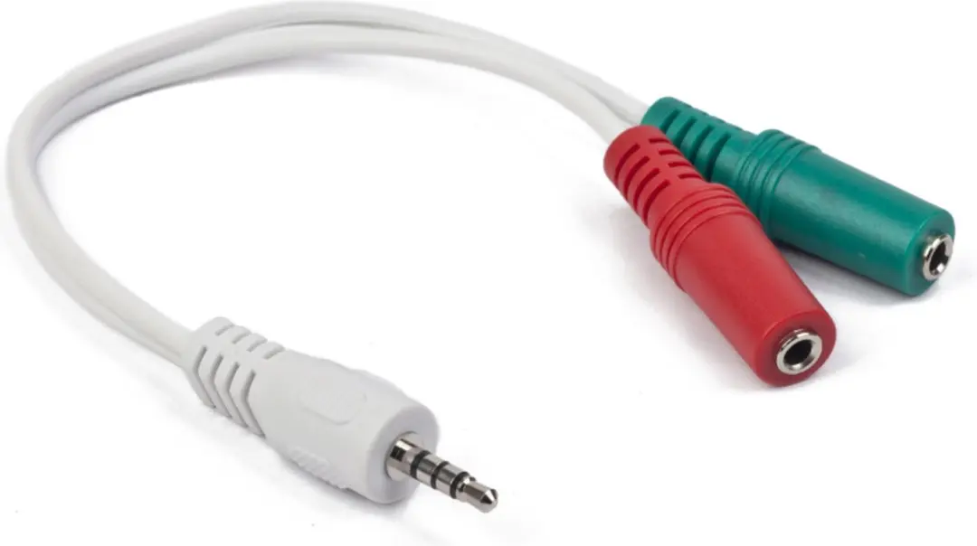 Cablexpert CCA-417W Adapterkabel 3,5mm Stereo + Microfoon