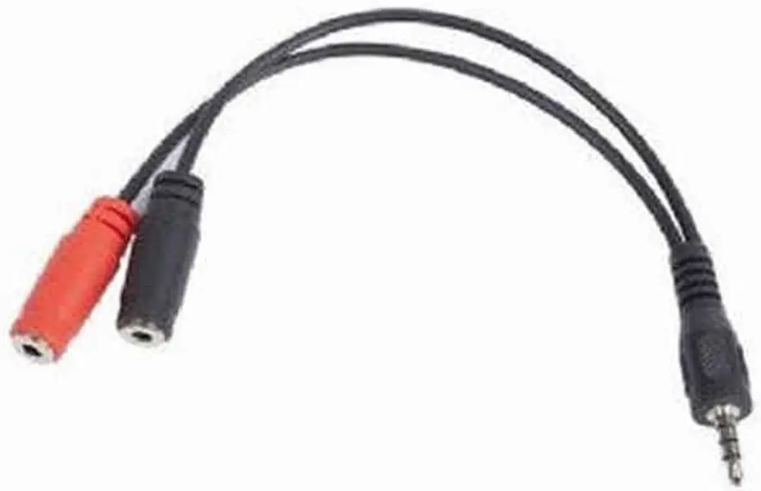Cablexpert CCA-417W Adapterkabel 3,5mm Stereo + Microfoon - Wit