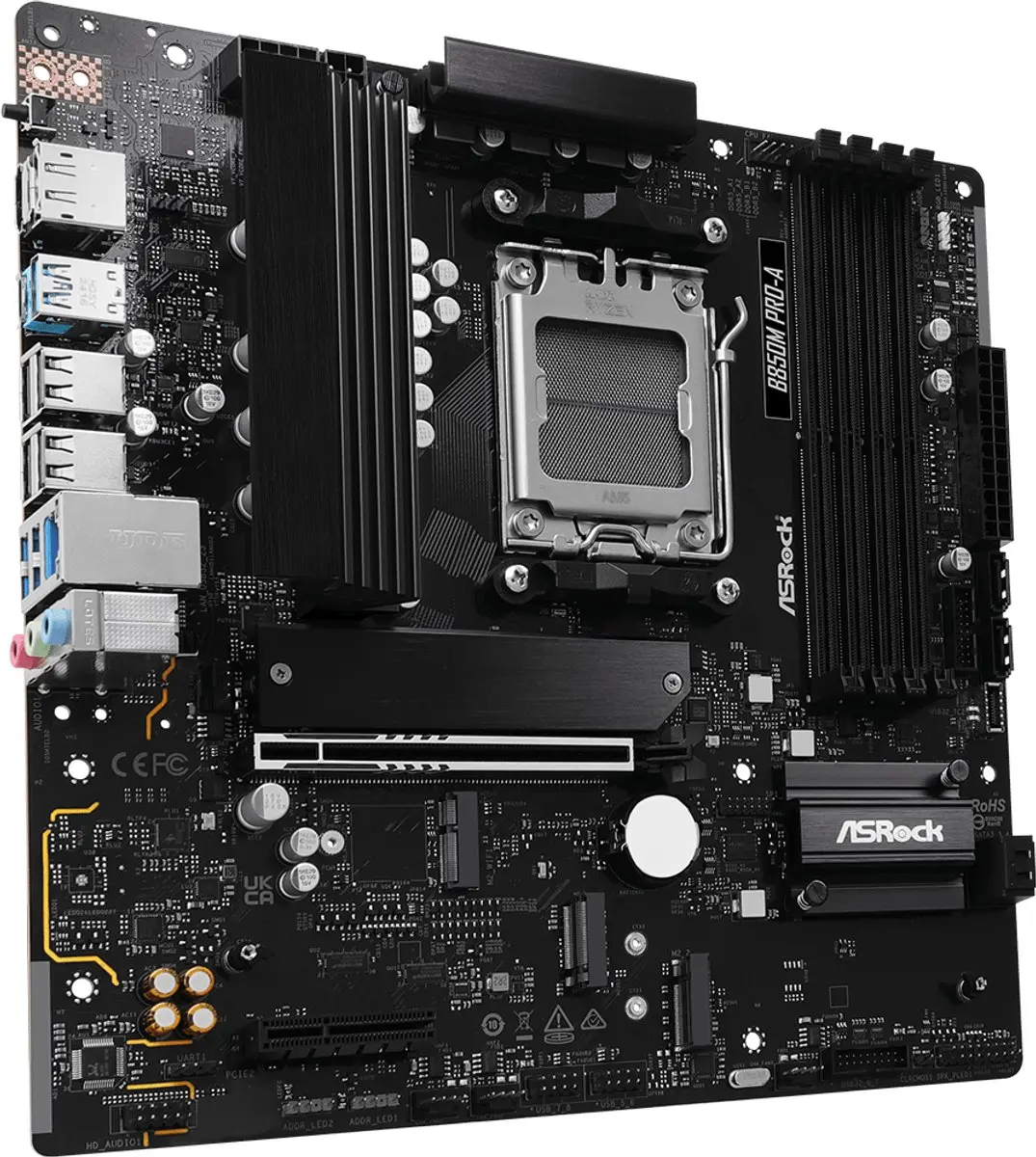ASRock B850M Pro-A Moederbord - AM5 - DDR5 - Wi-Fi 7