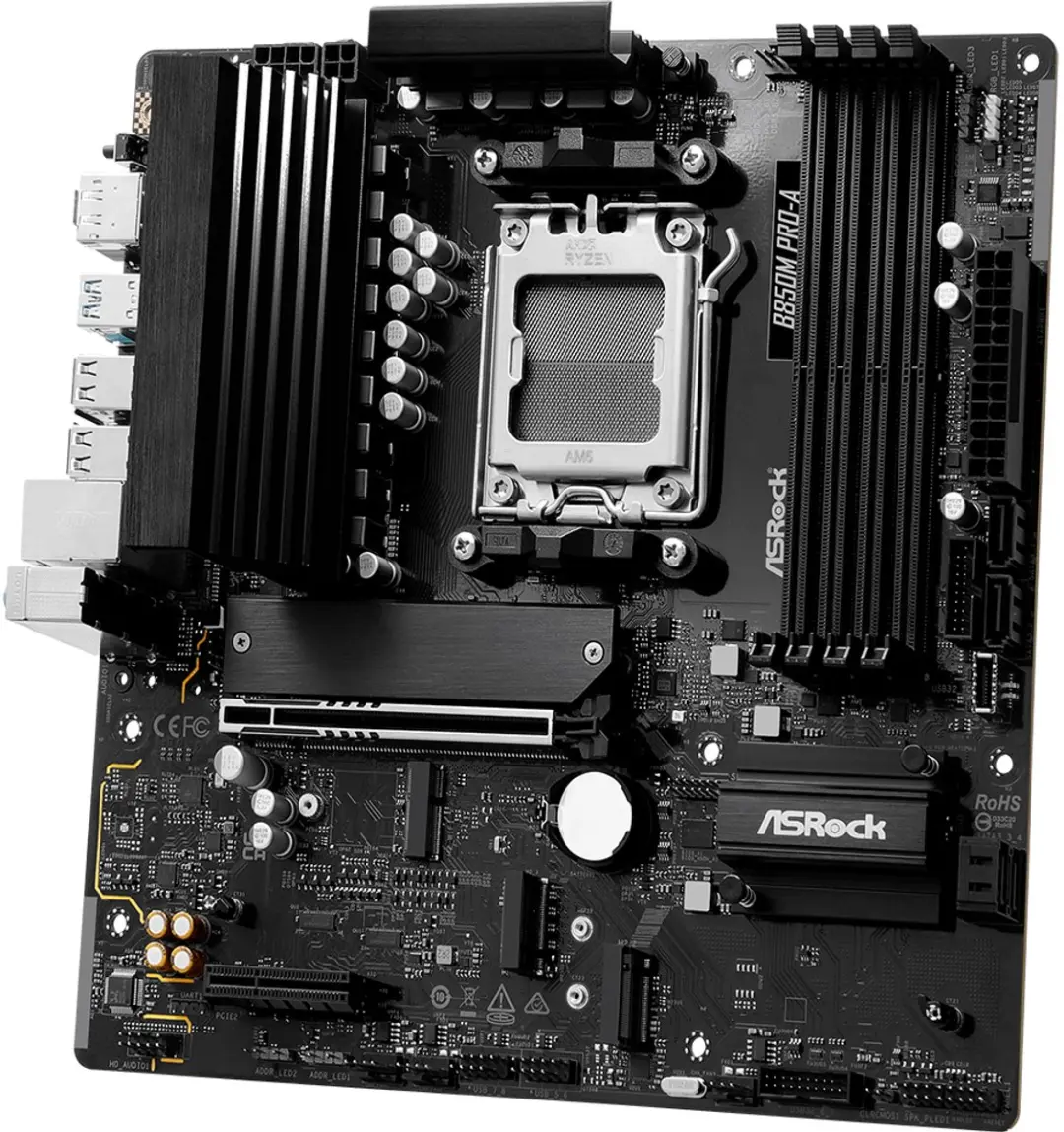 ASRock B850M Pro-A Moederbord - AM5 - DDR5 - Wi-Fi 7