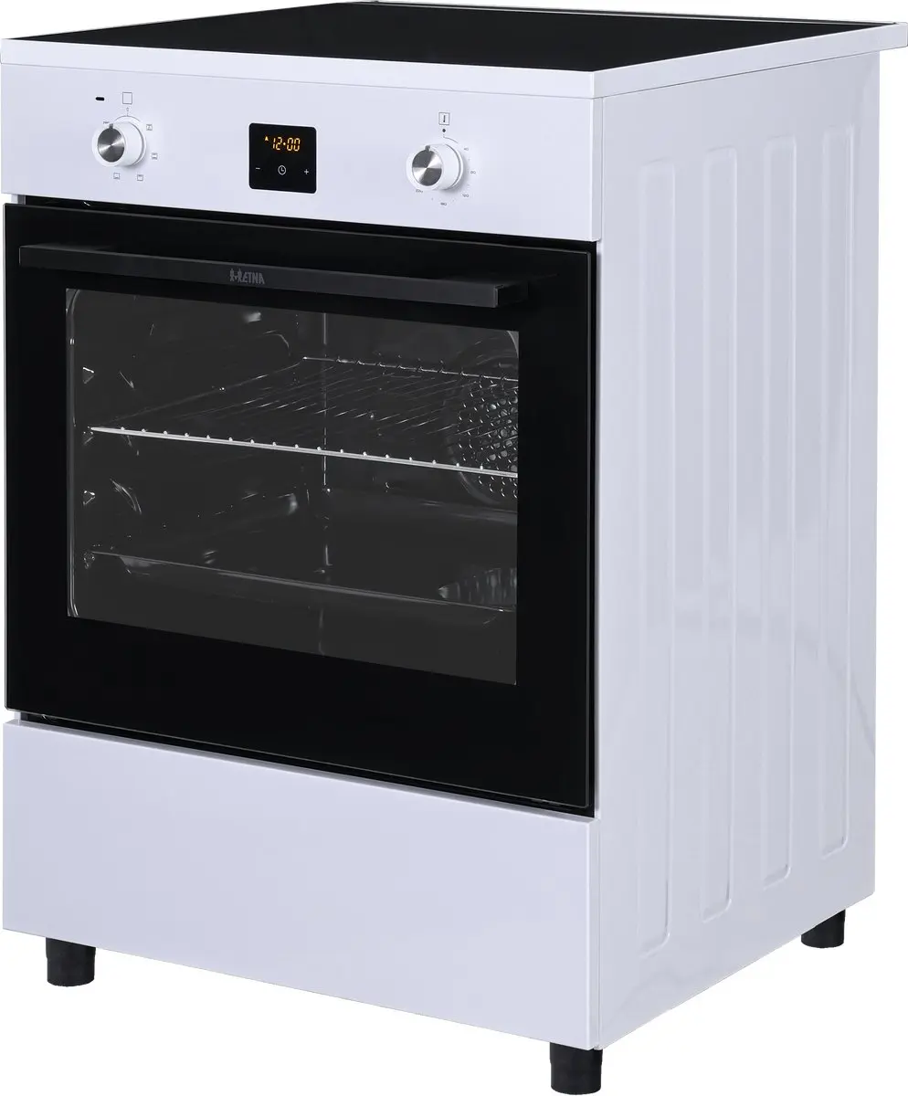 Etna FI460WIT Inductiefornuis 60cm - 4 Zones - 56L Oven - Wit