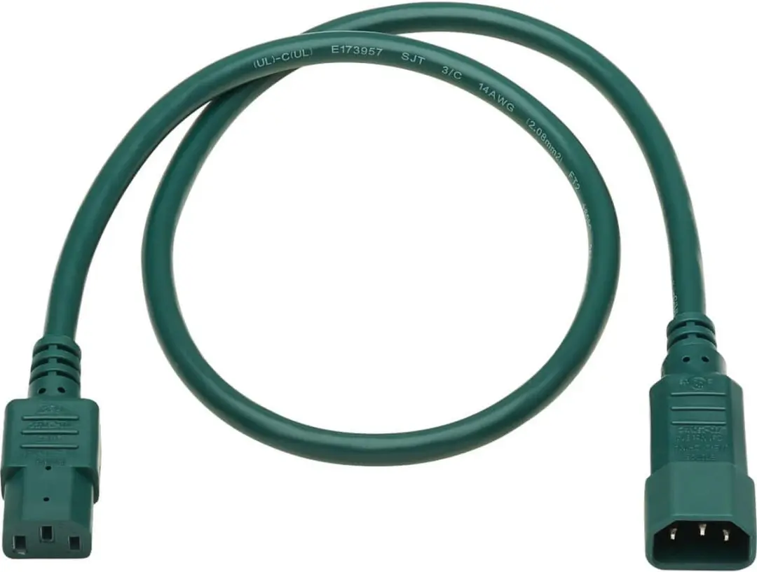 Tripp Lite P005-003-AGN Snoer Groen 0,9m C14-C13