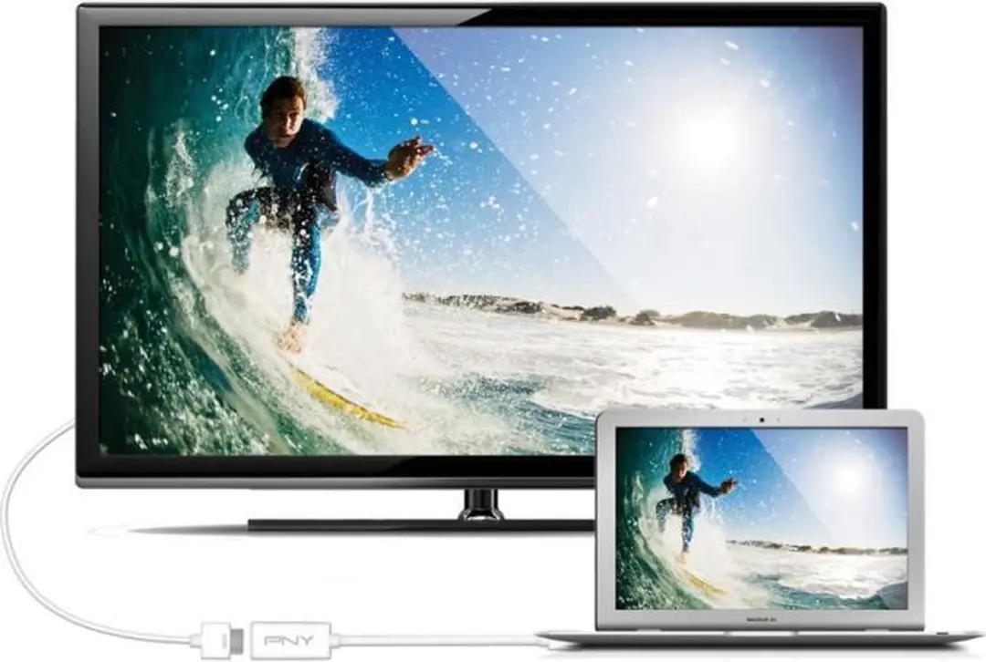 PNY ADMHDW01RB Video Adapter DisplayPort naar HDMI - Wit