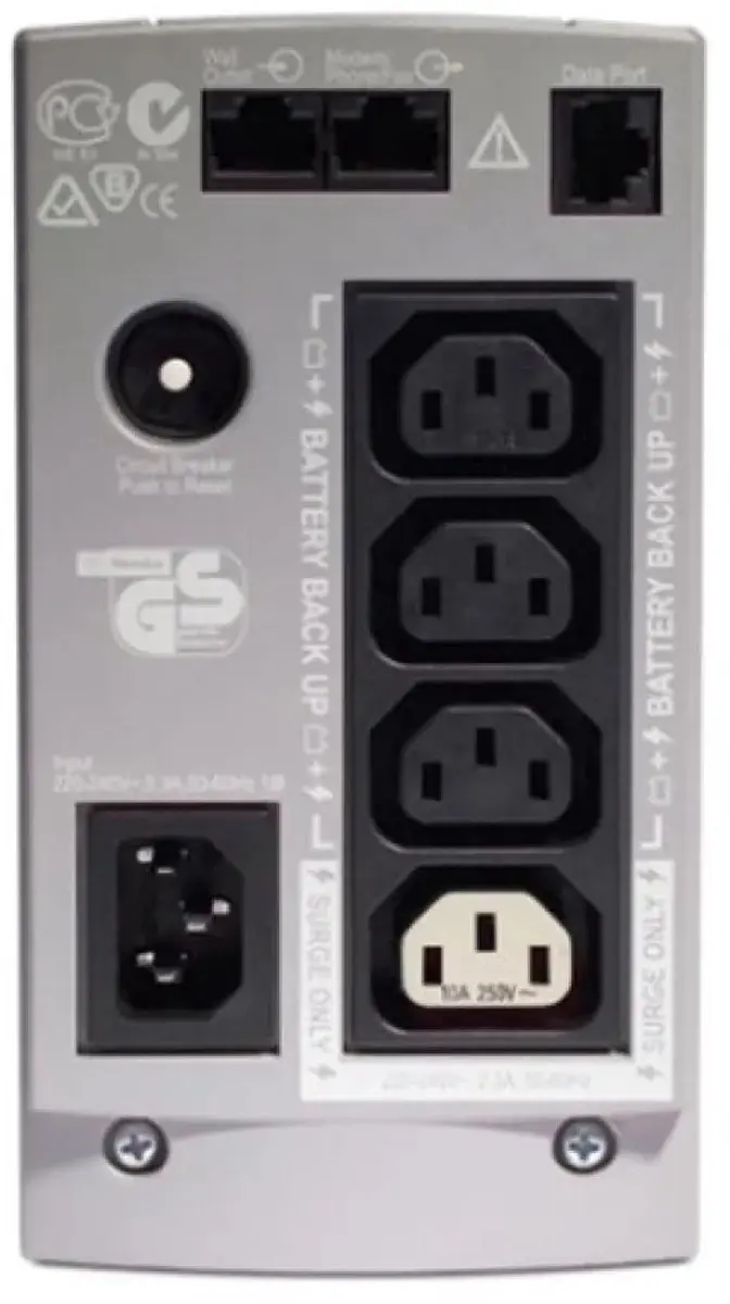 APC Back-UPS BK650EI Noodstroomvoeding 650VA - 4x C13 - USB - Zwart