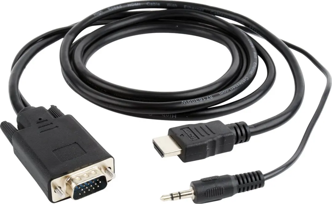 Cablexpert HDMI naar VGA + 3,5mm Jack Kabel 3m