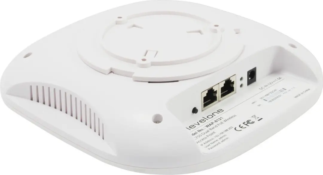 LevelOne WAP-8121 433 Mbit/s Access Point - Wit