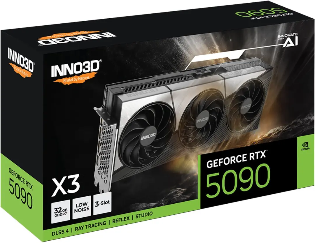 INNO3D GeForce RTX 5090 X3 N50903-32D7 Videokaart - 32GB GDDR7
