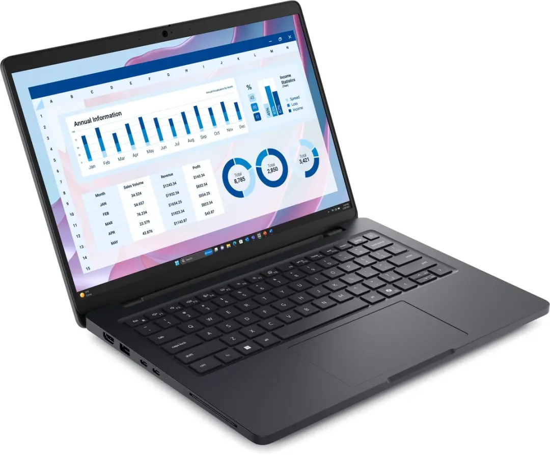 Dell Pro Max 14 MC14255 Copilot+ PC - AMD Ryzen AI 7 PRO 350 - 32GB 1TB SSD - Zwart