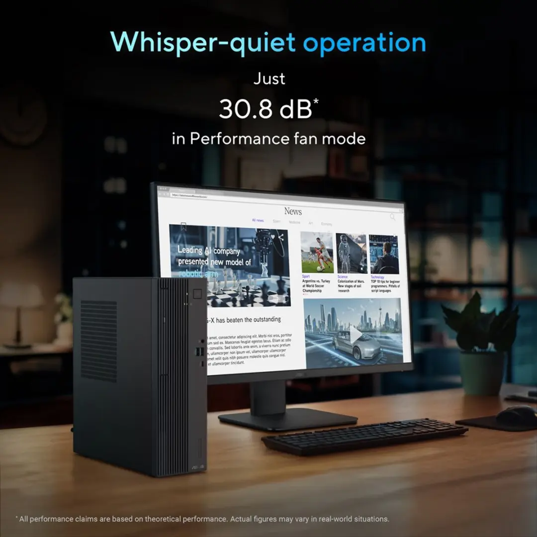ASUS P500SV Zakelijke Desktop - i5 16GB 512GB SSD - Zwart - afbeelding 6 van 6