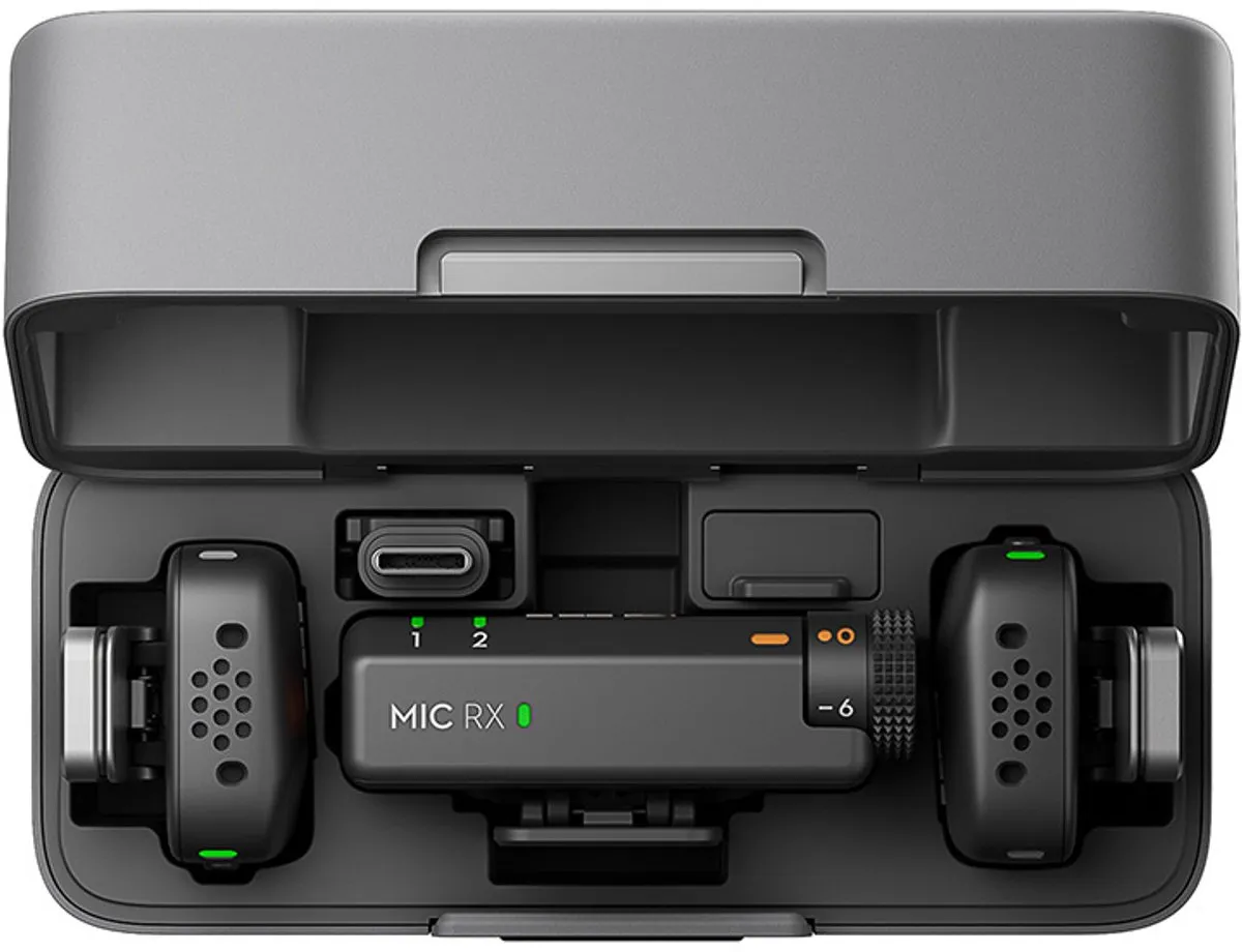 DJI Mic Mini 2 TX + 1 RX - Microfoons - Zwart