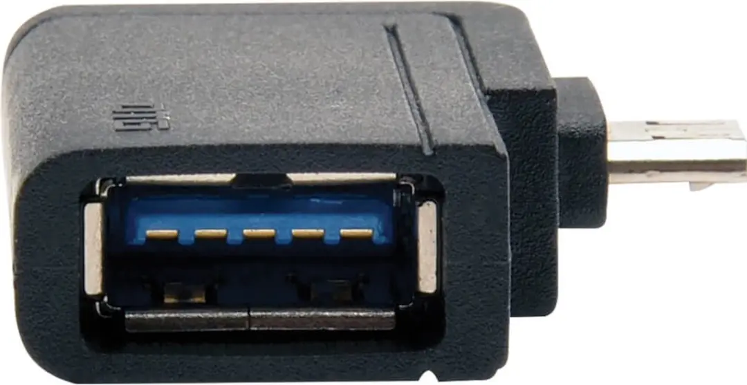 Tripp Lite U053-000-OTG Micro USB OTG-adapter - Zwart